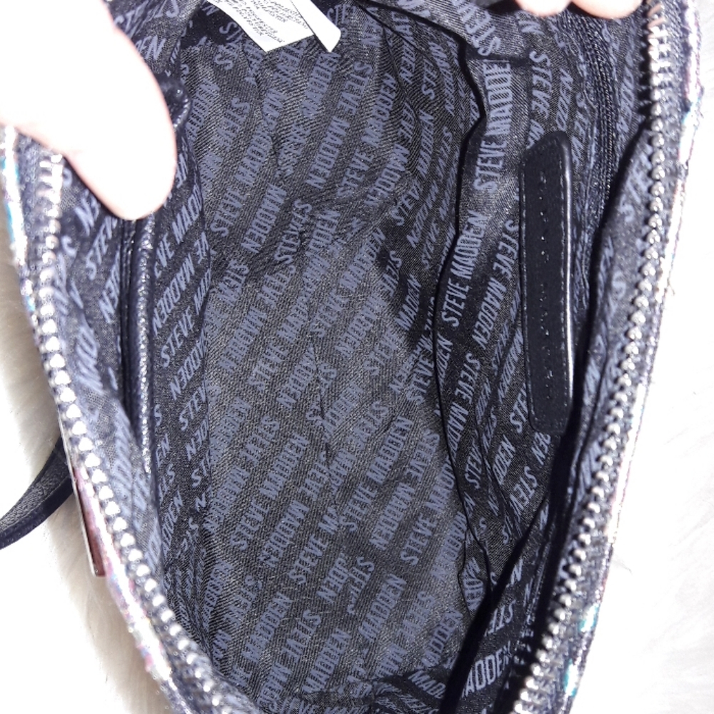 NWT Steve Madden Blue BMarylin Crossbody Purse - Picture 5 of 11